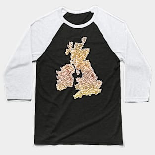 CATography- UK & Ireland (colour) Baseball T-Shirt